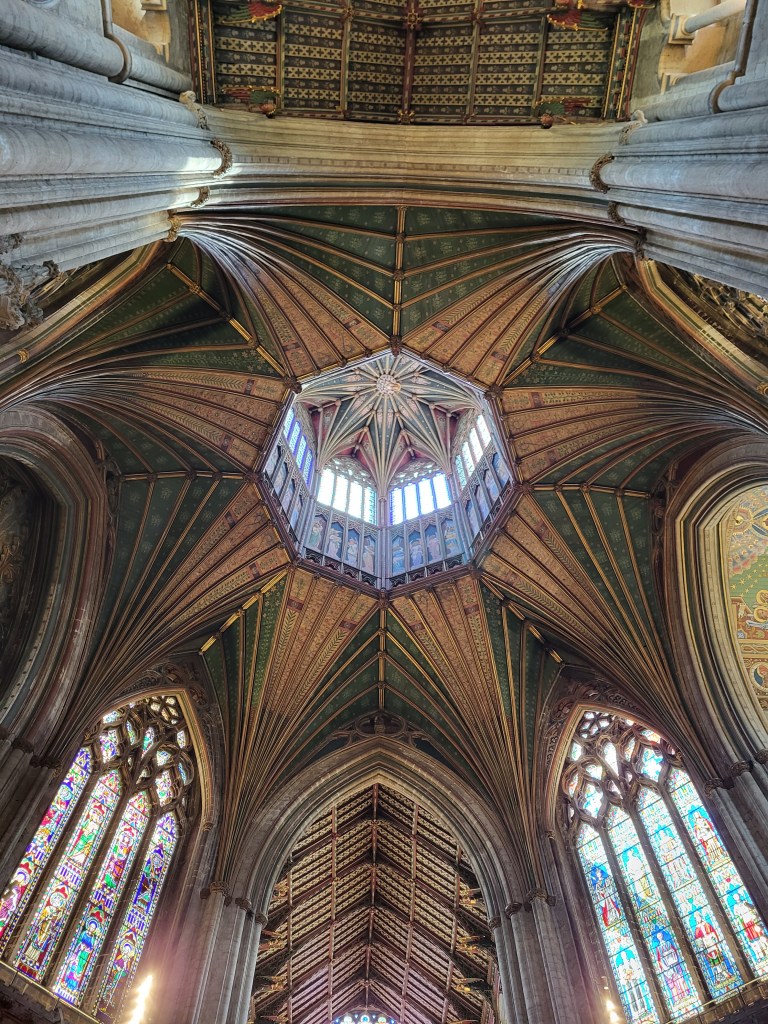 Ely Cathdral Octagon Tower from below